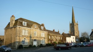 Lechlade aglow in the evening sun