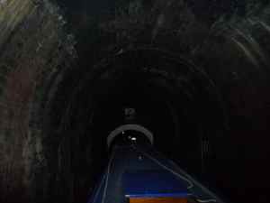 Zoom in to see a portrait of Dracula in Gosty Hill Tunnel....