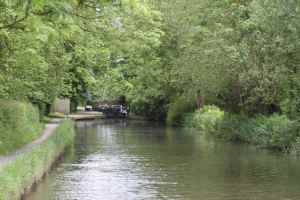 Moving off from Lapworth Top Lock