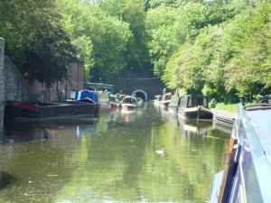 Dudley Tunnel's northern portal - good moorings, services and a museum - what more could you ask for?