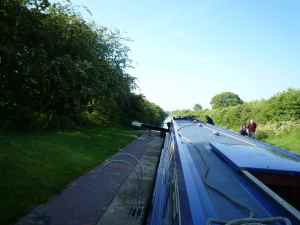 The long straight of the Rushall Canal contrasts sharply with the twists and turns of the Daw End Branch