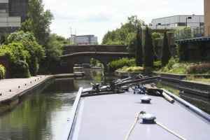 We safely moored on the Digbeth Branch 