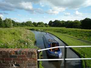 The view from Wolverley Court Lock