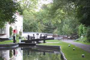 Whittington Lock - this canal's so pretty