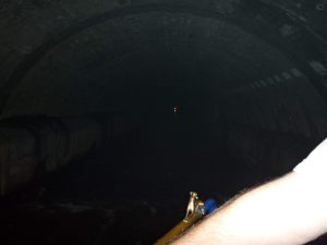 Our third greyhound in the Preston Brook tunnel