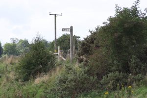 Marker posts for ships approaching a now dimantled swingbridge
